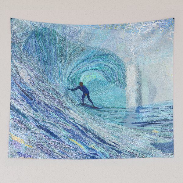 Item preview, Bondi Curl – Impressionist Wave Rider designed and sold by Toby Evans.