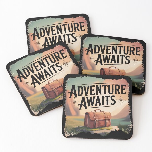 Item preview, Adventure Awaits Vintage Travel Inspiration Art designed and sold by T-ShirtArtTom.