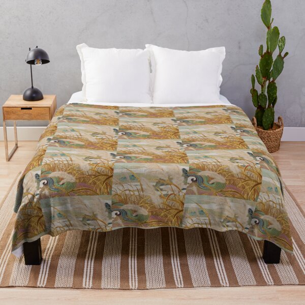 Item preview, Golden Pampas Grass & Azure Waves Vista designed and sold by zzz888.