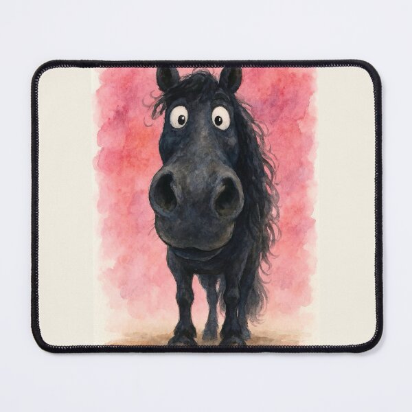Item preview, Cute Black Friesian Horses ' MY FRieND the FRieSiaN ' Designs BY SHiRLeY MacARTHuR designed and sold by Shirley MacArthur Art.