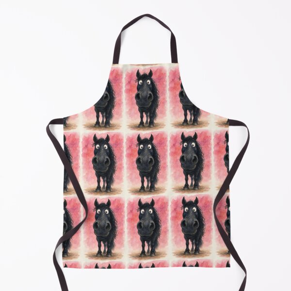 Item preview, Cute Black Friesian Horses ' MY FRieND the FRieSiaN ' Designs BY SHiRLeY MacARTHuR designed and sold by Shirley MacArthur Art.
