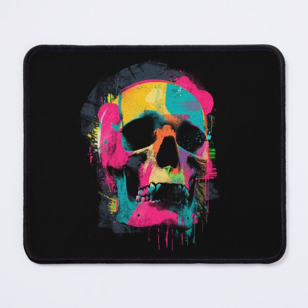 Item preview, Graffiti Skull – Neon Spray Paint Street Art Design designed and sold by Meiersbeste.