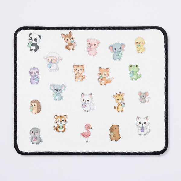 Item preview, Cute animal hydra stickers designed and sold by GingerLabz.