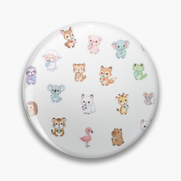 Item preview, Cute animal hydra stickers designed and sold by GingerLabz.