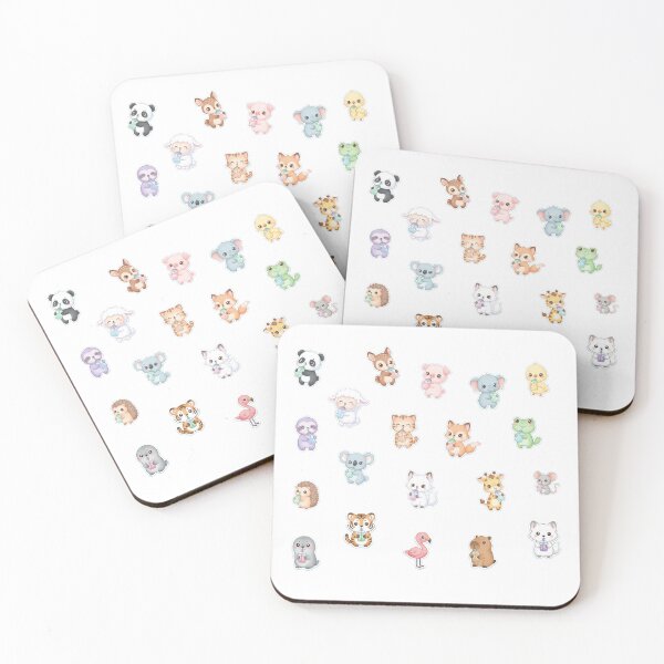 Item preview, Cute animal hydra stickers designed and sold by GingerLabz.