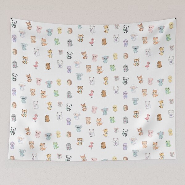 Item preview, Cute animal hydra stickers designed and sold by GingerLabz.