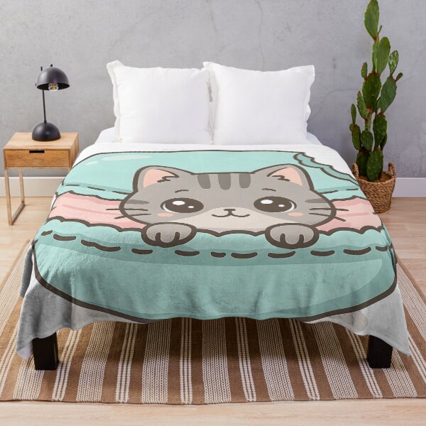 Item preview, Cute Cat Inside Mint Macaron designed and sold by SassyArtistry.
