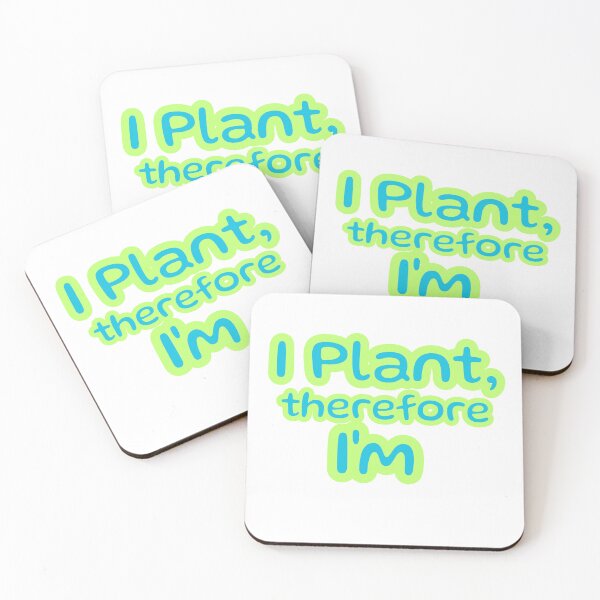 Item preview, I Plant, Therefore I Am | Funny Plant Lover T-Shirt | Gardening Humor Tee designed and sold by YasirHamidDesigns .