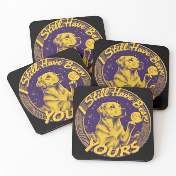 Item preview, Labrador Retriever Under Moonlight With Loving Quote designed and sold by e-camelleone.