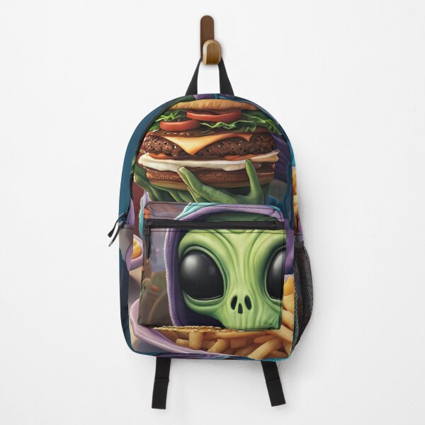 Item preview, Alien eating a burger designed and sold by Colin Bentham.