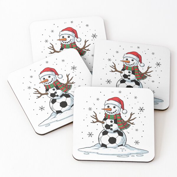 Item preview, Winter Soccer Player Snowman designed and sold by Belhbib Art ⭐⭐⭐⭐⭐.