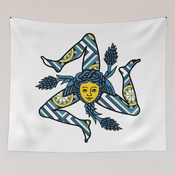 Item preview, Trinacria Sicilian Medusa Emblem designed and sold by Freshinkshop.