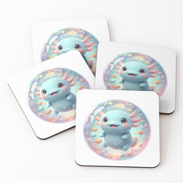 Item preview, Ultra Kawaii Jellyfish in Glass Bubble – Magical Pastel Ocean Sticker & Art designed and sold by Stellar Whiskers.