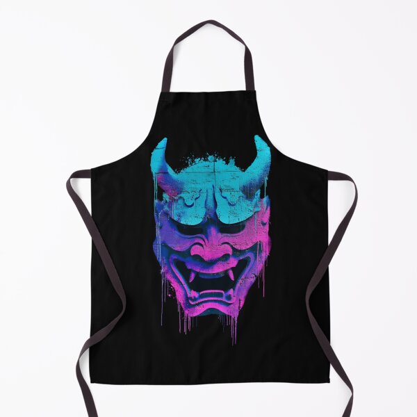 Item preview, Graffiti Oni Mask – Neon Street Art Demon Design designed and sold by Meiersbeste.