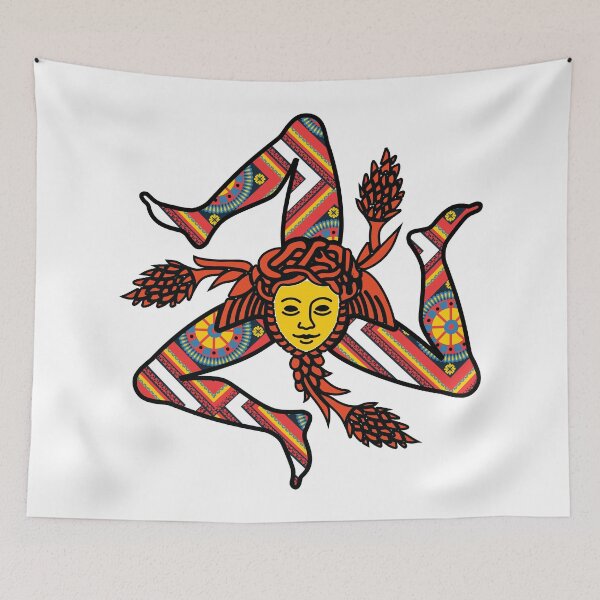 Item preview, Trinacria Sicilian Medusa Emblem designed and sold by Freshinkshop.