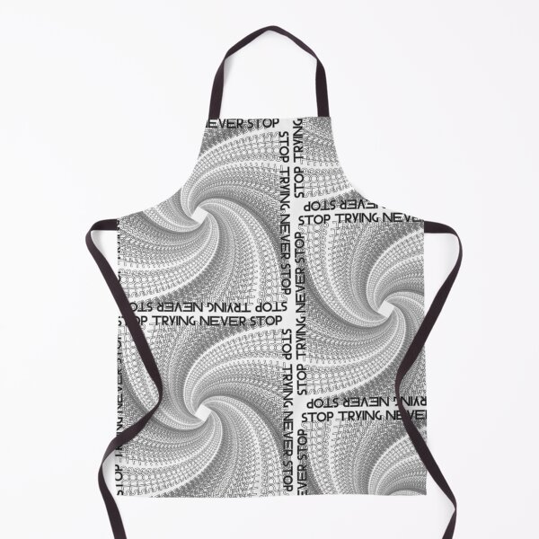 Item preview, Never Stop Trying Motivational Typography Design designed and sold by Trendy Fashion Store.
