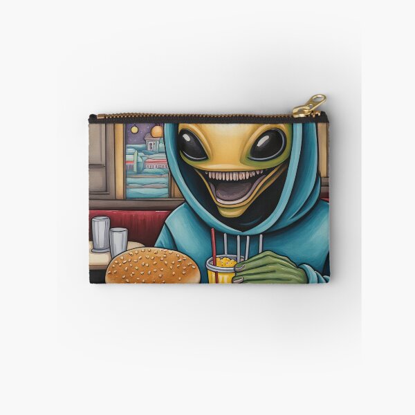 Item preview, Alien eating a burger designed and sold by Colin Bentham.