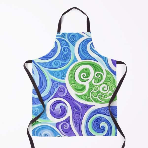 Item preview, New Zealand Māori Paua Pattern Koru Design Pattern designed and sold by GrinGalore.