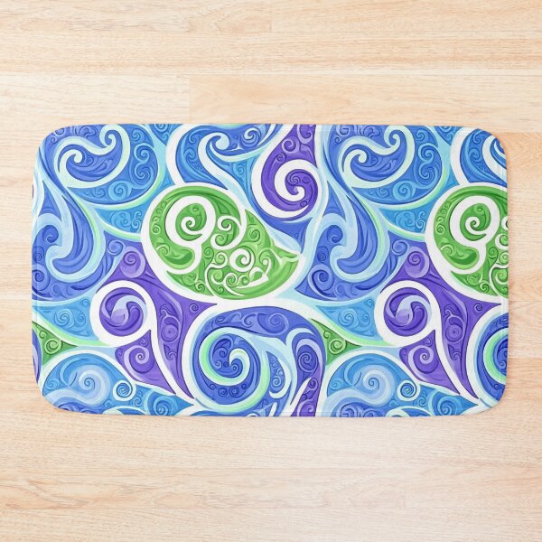Item preview, New Zealand Māori Paua Pattern Koru Design Pattern designed and sold by GrinGalore.