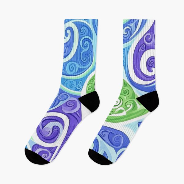 Item preview, New Zealand Māori Paua Pattern Koru Design Pattern designed and sold by GrinGalore.