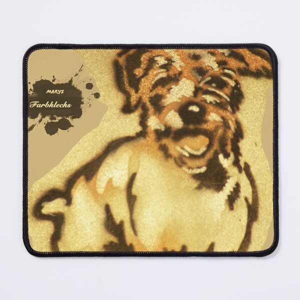 Item preview, A joyful Kromfohrländer Wirehaired designed and sold by marysfarbklecks.