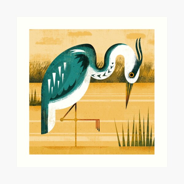Heron Art Print