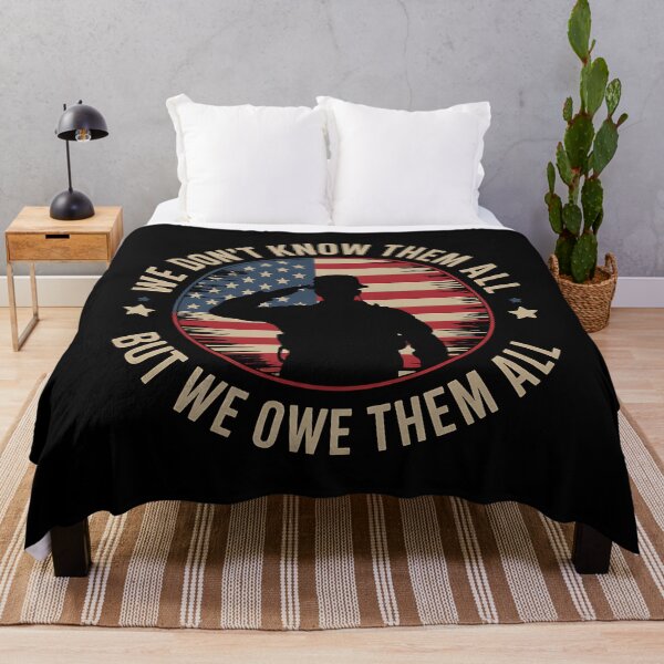 Item preview, We Owe Them All Patriotic Memorial Day Veterans Day designed and sold by BakeryDozen.