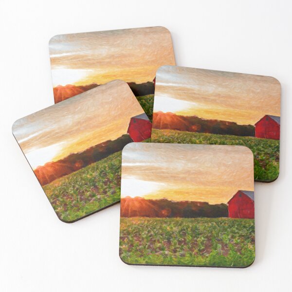 Item preview, Atardecer en Tobacco Barn designed and sold by browncardinal8.