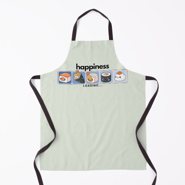 Item preview, Happiness load bar - sushi (blue bar) designed and sold by anokiwear.