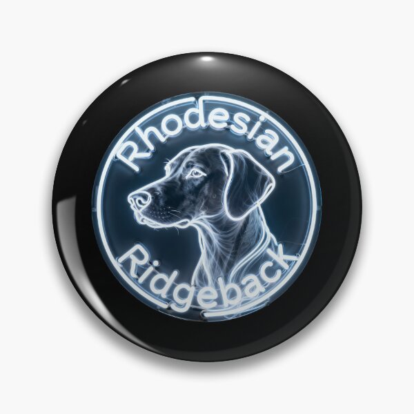Item preview, Circle Neon Lamp Rhodesian Ridgeback designed and sold by forget45studio.