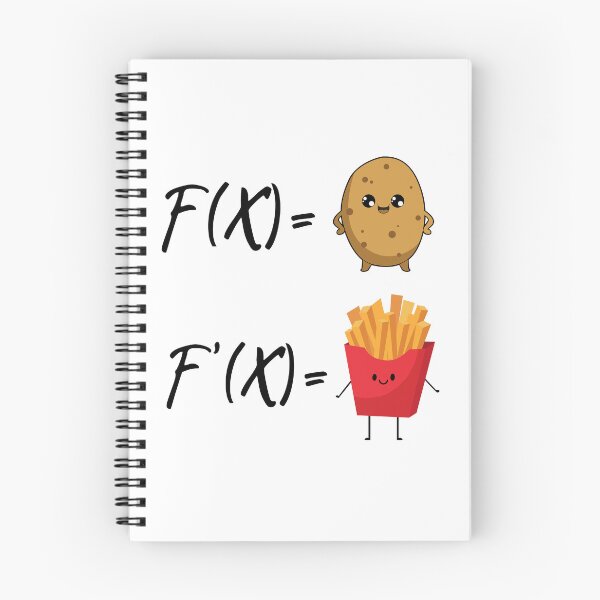 Item preview, The derivative of a potato Funny math jokes French Fires  designed and sold by SkeletonsDanger.