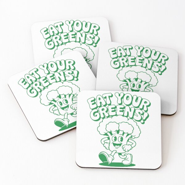 Item preview, Broccoli – Green Power Retro Rubber Style Animation designed and sold by Mdozet.