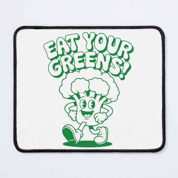 Item preview, Broccoli – Green Power Retro Rubber Style Animation designed and sold by Mdozet.