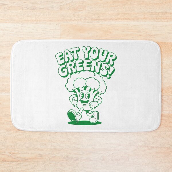 Item preview, Broccoli – Green Power Retro Rubber Style Animation designed and sold by Mdozet.
