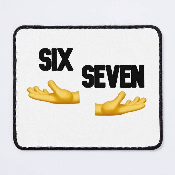 Item preview, hands six seven meme 6 7 designed and sold by Meme_shop.