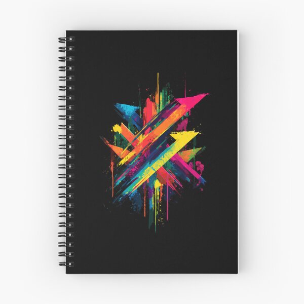 Item preview, Graffiti Arrows – Abstract Neon Street Art Spraypaint designed and sold by Meiersbeste.