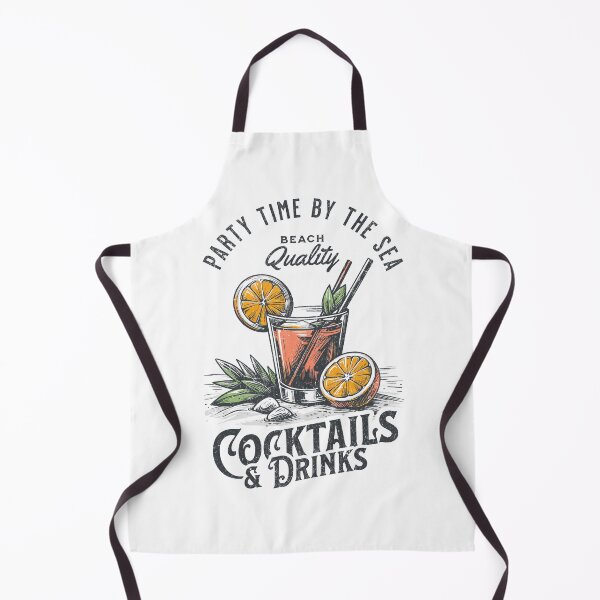 Item preview, Party Time by the Sea – Vintage Cocktail & Drinks Illustration designed and sold by Broken Minimalister.