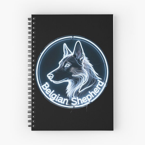 Item preview, Circle Neon Lamp Belgian Shepherd designed and sold by forget45studio.