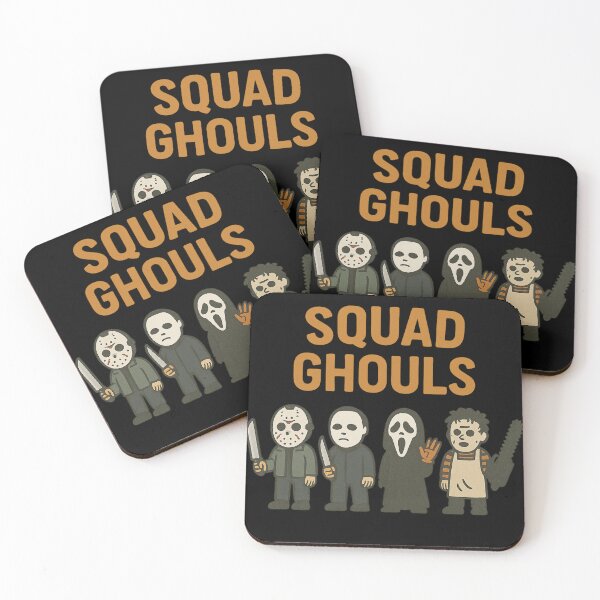 Item preview, Squad Ghouls Horror Icons Parody Halloween  designed and sold by MAF_Merch.