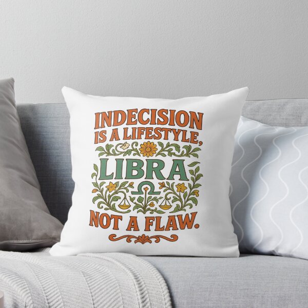 Item preview, Libra “Indecision is a lifestyle, not a flaw.” Art Nouveau T-Shirt | Humorous Zodiac Tee designed and sold by MySpiritTravels.