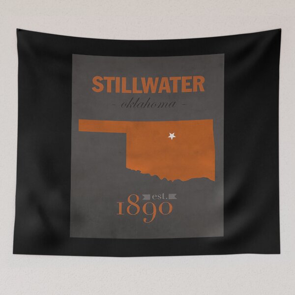 Item preview, oklahoma state university cow	 stillwater college town state map 	 series no 084 design turnpike	 designed and sold by giifipxmm85.