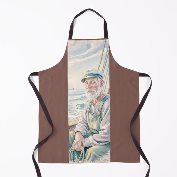 Item preview, Vintage Sailor Portrait At Sea By Merch, Limited Edition designed and sold by HERIBERTOMARTHA.