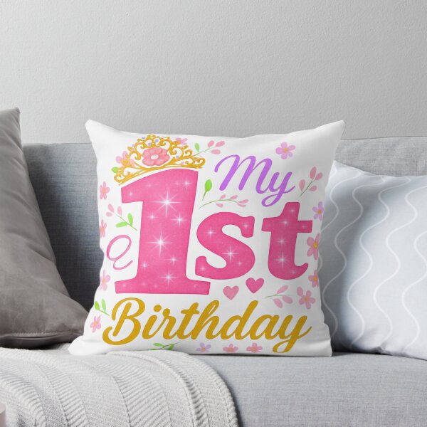 Item preview, My 1st Birthday Pink Princess Design designed and sold by PixelExpressStudio.