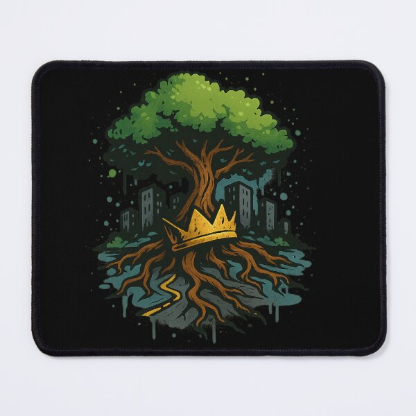 Item preview, Roots of the City – Nature Meets Urban Graffiti Tee designed and sold by PastimeMastery.