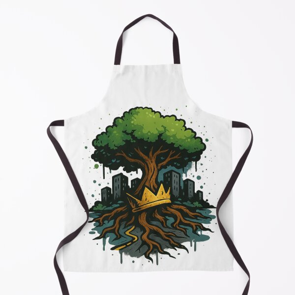 Item preview, Roots of the City – Nature Meets Urban Graffiti Tee designed and sold by PastimeMastery.