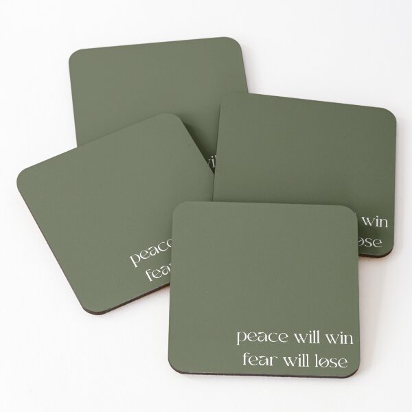 Item preview, peace will win, fear will lose. designed and sold by the cozy starr.