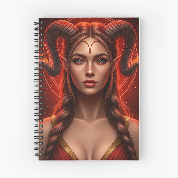 Item preview, Aries Goddess – Fiery Zodiac Art designed and sold by Neuroscribble.