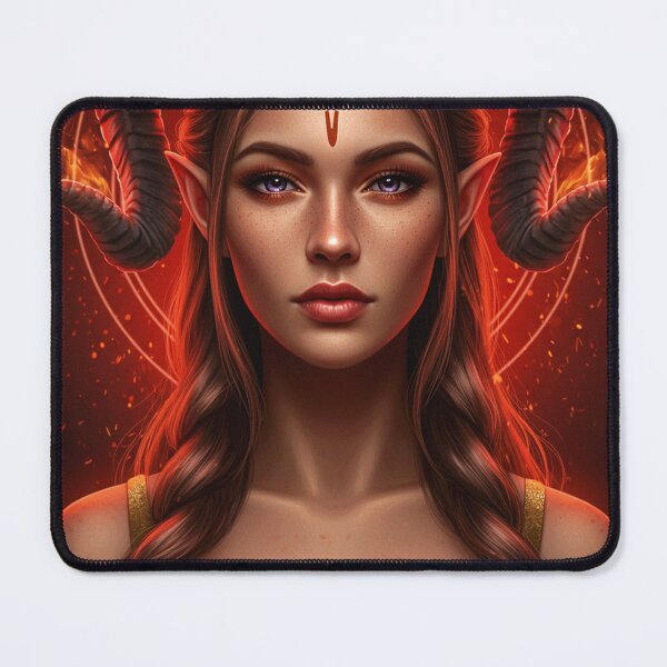 Item preview, Aries Goddess – Fiery Zodiac Art designed and sold by Neuroscribble.