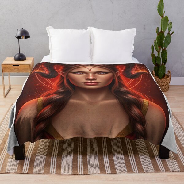Item preview, Aries Goddess – Fiery Zodiac Art designed and sold by Neuroscribble.
