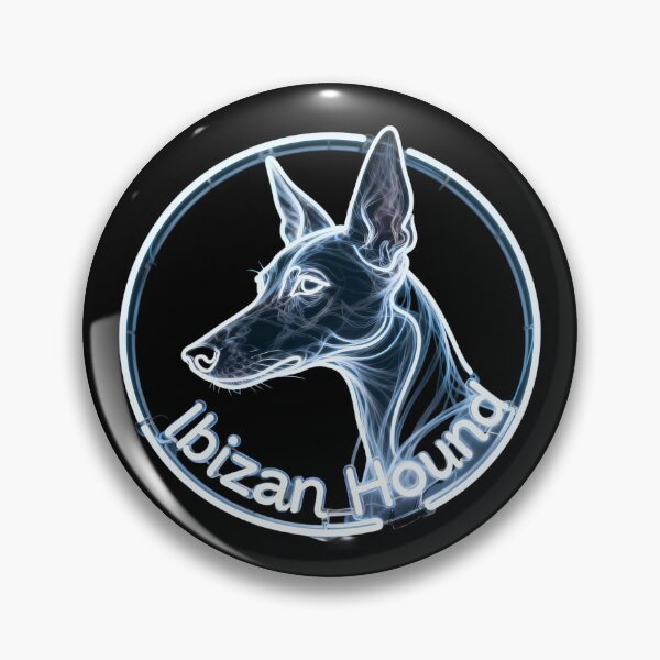 Item preview, Circle Neon Lamp Ibizan Hound designed and sold by forget45studio.